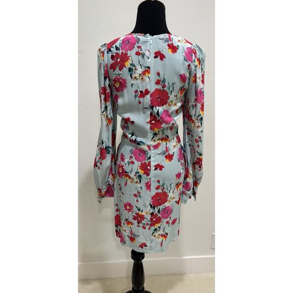 Yumi Kim Akita Floral Print Mini Dress in Sunnyside Sea Size S - Picture 4 of 9